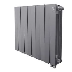 Радиатор биметаллический 12 секций нижнее правое подключение Royal Thermo PianoForte 500 VR80 Silver Satin RTPSVR803050012 Радиатор биметаллический 12 секций нижнее правое подключение Royal Thermo PianoForte 500 VR80 Silver Satin RTPSVR803050012