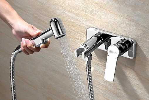 Гигиенический душ со смесителем Lemark Plus Grace хром LM1519C