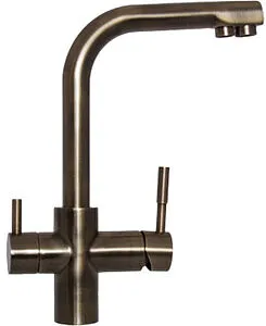 Смеситель для кухни с подключением к фильтру Atoll NKD0212AB состаренная латунь ATOFCM180, 1