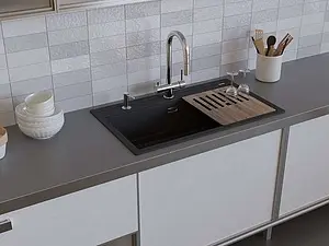 Мойка кухонная Omoikiri Kitagawa 86-LB-GR leningrad grey 4993796 Мойка кухонная Omoikiri Kitagawa 86-LB-GR leningrad grey 4993796, 5