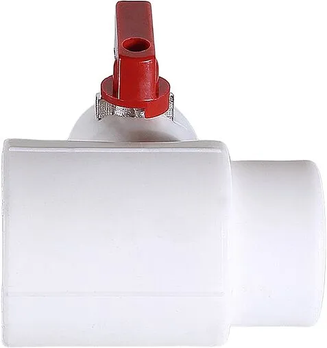 Тройник коллекторный полипропиленовый запорный красный 40 мм х ¾&quot;ек Valtec VTp.781.0.04005