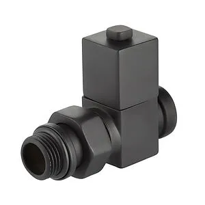Комплект вентилей запорных прямых ½" в/н Royal Thermo Cube черный RTE 56.0006 Комплект вентилей запорных прямых ½" в/н Royal Thermo Cube черный RTE 56.0006, 3