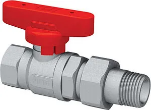 Кран шаровый с американкой ½"в x ½"н красный Far FS 3079 12RC Кран шаровый с американкой ½"в x ½"н красный Far FS 3079 12RC, 1