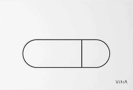 Комплект 5 в 1 VitrA Normus L-box 9773B003-7207 с кнопкой белый глянцевый