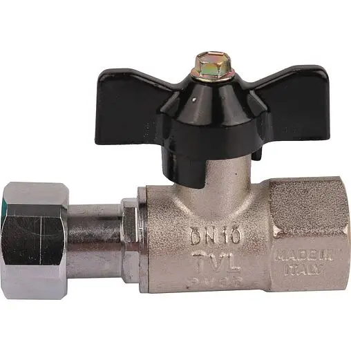 Кран шаровый с накидной гайкой ½"в x ½"нг Stout SVB-0009-000015