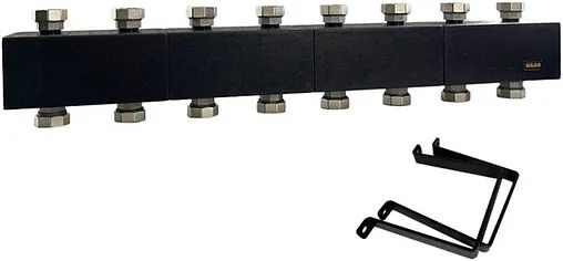 Коллектор распределительный 7 контуров 1½&quot;нг x 1½&quot;нг WAAG WG.M103