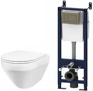 Комплект 6 в 1 Am.Pm Spirit IS3701700 с кнопкой хром глянцевый Комплект 6 в 1 Am.Pm Spirit IS3701700 с кнопкой хром глянцевый, 1