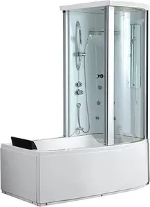 Ванна акриловая с душевой кабиной Gemy 170x85x220 R G8040 C R Ванна акриловая с душевой кабиной Gemy 170x85x220 R G8040 C R, 1