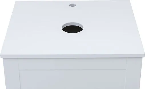 Тумба под умывальник подвесная Aquanet Терра 60 белый матовый 00313232