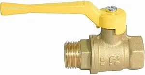 Кран шаровый для газа ½"в x ½"н БАЗ 11б27п БАЗ.А11.0.15.40 Кран шаровый для газа ½"в x ½"н БАЗ 11б27п БАЗ.А11.0.15.40, 3