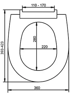 Крышка-сиденье для унитаза с микролифтом IDDIS PP Seat Cover 005 белый 005PPS3i31, 2
