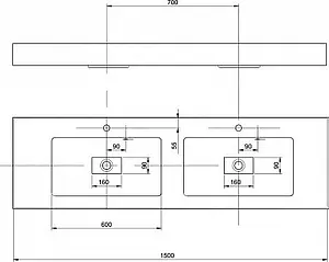 Раковина Aquaton Ричмонд 150 белый 1A70573KRD010, 2