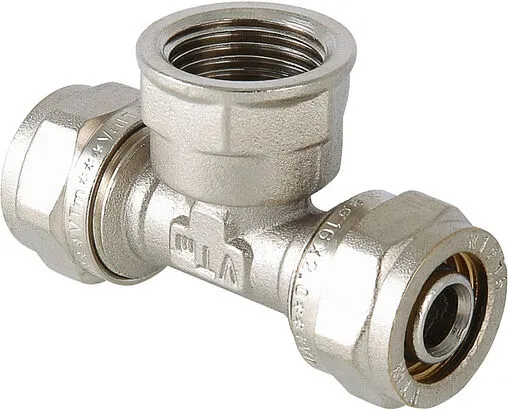 Тройник компрессионный переходной 32мм x 1¼"в x 32мм Valtec VTm.332.N.320732