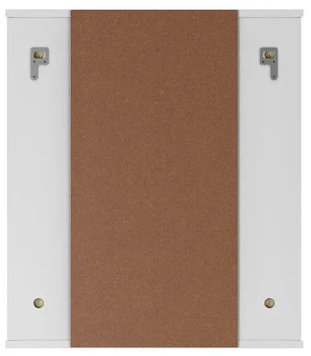 Шкаф-зеркало Айсберг Норма 2-60 R белый DA1612HZ