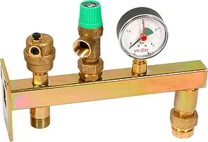 Группа безопасности расширительного бака до 50 кВт ¾&quot; 3 бар Uni-Fitt 256D3230, 5