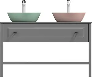 Тумба под умывальник напольная Isvea Terra 120 серый 21TR1085120I Тумба под умывальник напольная Isvea Terra 120 серый 21TR1085120I, 3