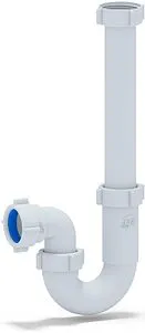 Сифон трубный для раковины Ани Пласт белый DB1020 Сифон трубный для раковины Ани Пласт белый DB1020, 1