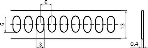 Лента монтажная перфорированная 13x0,4мм x 20м Walraven BIS IKS-2000 0200300 Лента монтажная перфорированная 13x0,4мм x 20м Walraven BIS IKS-2000 0200300