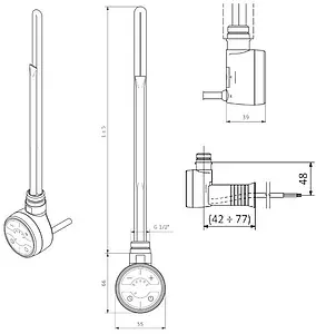 Блок управления Terma MOA-MS 300 Вт белый WEMOA03T916M, 2