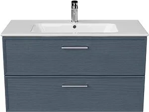 Тумба-умывальник подвесная Kerama Marazzi Piano Classic 95 ясень синий PIA.CL.95\BLU.M+PI.wb.95 Тумба-умывальник подвесная Kerama Marazzi Piano Classic 95 ясень синий PIA.CL.95\BLU.M+PI.wb.95, 3