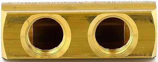 Коллектор распределительный проходной 2 отвода 1&quot;в/в x ½&quot;в Tiemme 1970088