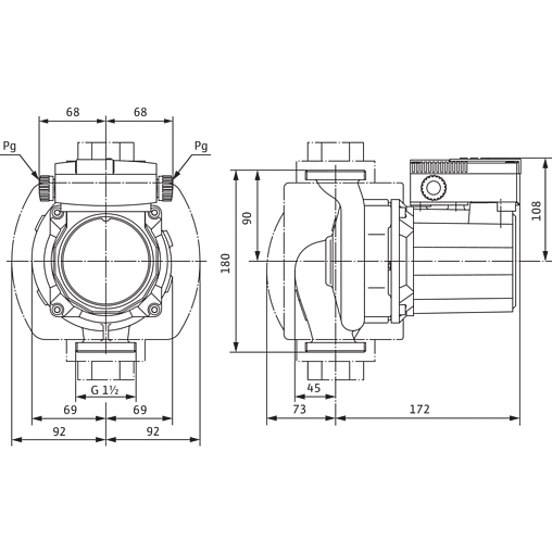 Насос циркуляционный Wilo TOP-S 25/10-DM 2165521
