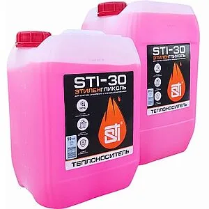 Теплоноситель (Антифриз) этиленгликоль STI -30 10кг Теплоноситель (Антифриз) этиленгликоль STI -30 10кг, 2