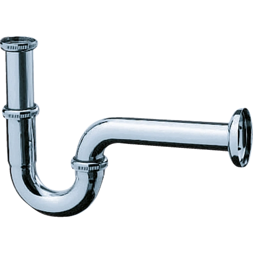 Сифон трубный для раковины Hansgrohe хром 53002000