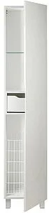 Шкаф-пенал напольный с бельевой корзиной IDDIS Harizma белый HAR4000i97, 3