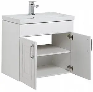 Тумба-умывальник Aquanet Рондо 70 белый 00189153+00185343, 5