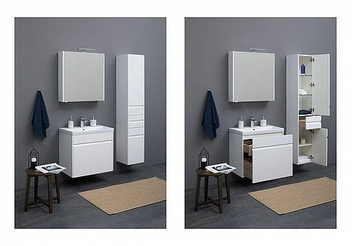 Тумба под умывальник Aquanet Палермо 70 белый 00203938