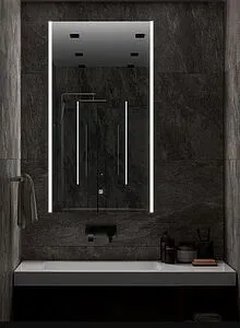 Зеркало с подсветкой Continent Modern Led 60x110 белый ЗЛП618, 4