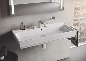 Раковина Grohe Cube Ceramic 100 белый 3938600H Раковина Grohe Cube Ceramic 100 белый 3938600H, 3