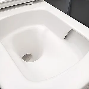 Унитаз подвесной безободковый Kludi Resa S белый 27WCSET43 Унитаз подвесной безободковый Kludi Resa S белый 27WCSET43, 3