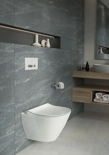 Клавиша смыва для унитаза Cersanit Intera P-BU-INT/Wh белый матовый