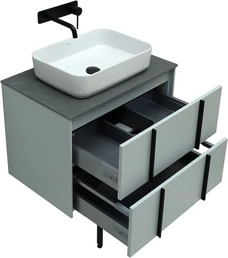 Тумба под умывальник подвесная Allen Brau Reality 70 папирус 1.32004.PWM