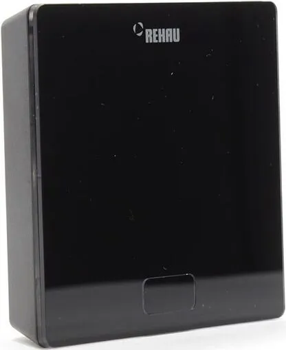 Проводной комнатный терморегулятор 24В Rehau Nea Smart 2.0 HBB черный 13280051003