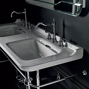 Раковина Kerasan Waldorf 150 белый 4143K1bi/cr*1 Раковина Kerasan Waldorf 150 белый 4143K1bi/cr*1, 4