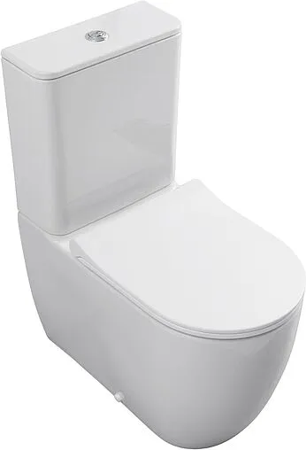 Унитаз-компакт безободковый Allen Brau Priority белый 4.31003.20+4.XX000.20