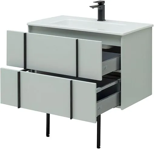 Тумба под умывальник подвесная Allen Brau Reality 80 папирус 1.32005.PWM