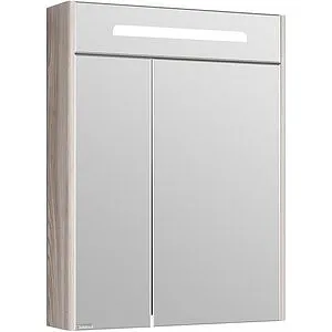 Шкаф-зеркало Aquaton Сильва 60 дуб фьорд 1A216202SIW60, 1