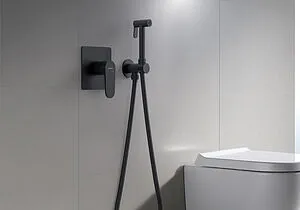 Гигиенический душ со смесителем Aquatek Оберон чёрный матовый AQ1219MB, 5