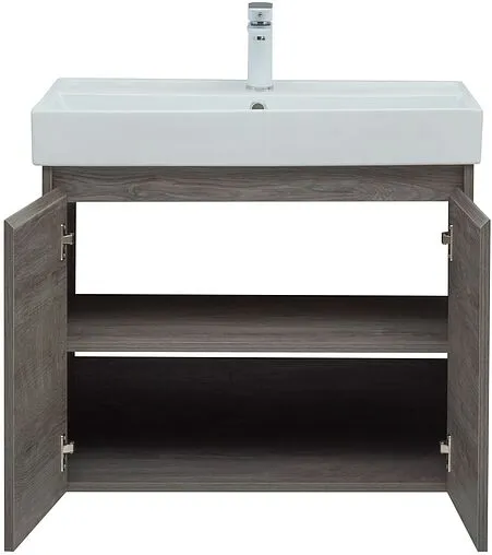 Тумба-умывальник Aquanet Nova Lite 75 дуб рошелье 00298851+00242338