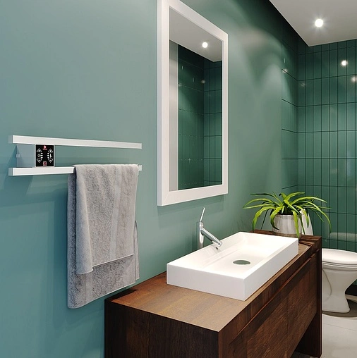 Полотенцесушитель электрический полка Terminus Полка Электро П2 ПРОФ 500х90 полированная сталь 4630080266025