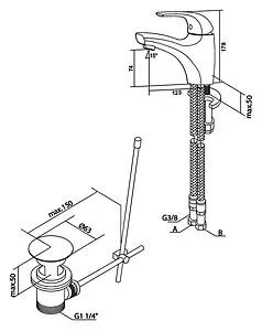 Смеситель для раковины Am.Pm Sense хром F7582100 Смеситель для раковины Am.Pm Sense хром F7582100, 2