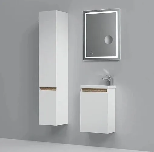 Тумба под умывальник подвесная Am.Pm X-Joy 45 белый/светлое дерево M85AFHX0451WG