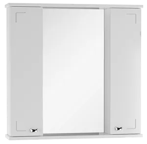 Шкаф-зеркало Айсберг Милана 70 белый DA1127HZ, 1