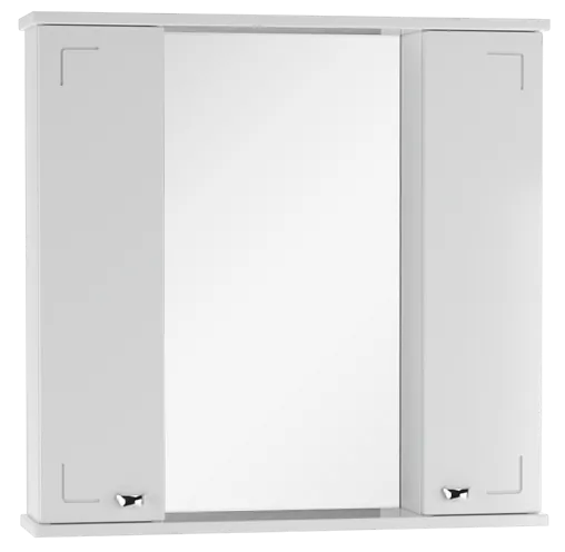 Шкаф-зеркало Айсберг Милана 70 белый DA1127HZ