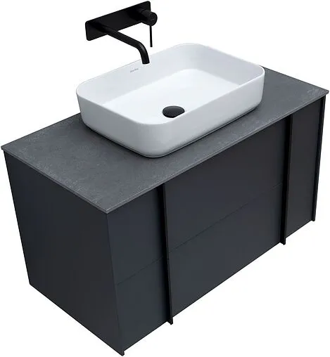 Тумба под умывальник подвесная Allen Brau Reality 90 антрацит 1.32006.AM
