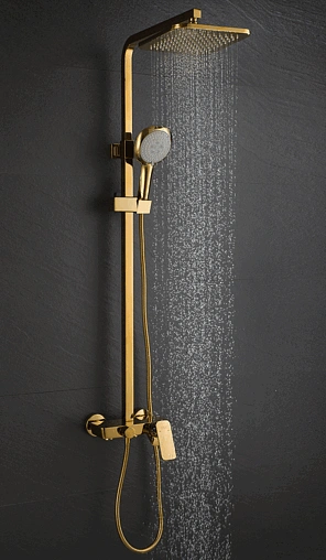 Душевая система со смесителем для ванны D&amp;K Berlin.Tourto золото DA1433703A01